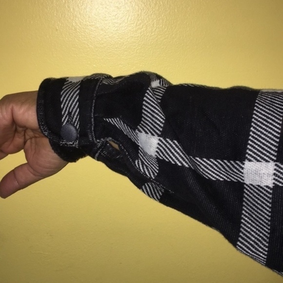 Jones New York Heavyweight Flannel Zip Up Medium - Picture 3 of 11